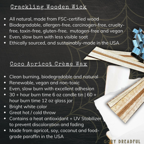 Witch & Famous Crackling Wood Wick Candle: Almond Macaron Vanilla Cake Lav. Tea - Picture 8 of 10